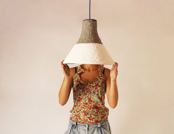 Pappmaché-Lampe Cypisek Lampe Pappmaché Hängelampe Pappmaché-Lampe Cypisek Lampe Pappmaché Hängelampe