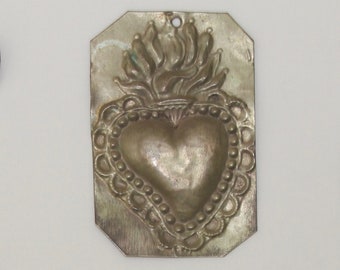 Vintage Milagro // Mexican Milagros // Heart Milagro // Sacred Heart // SHIPS FREE