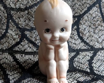 Adorable Vintage bisque porcelain kewpie doll baby