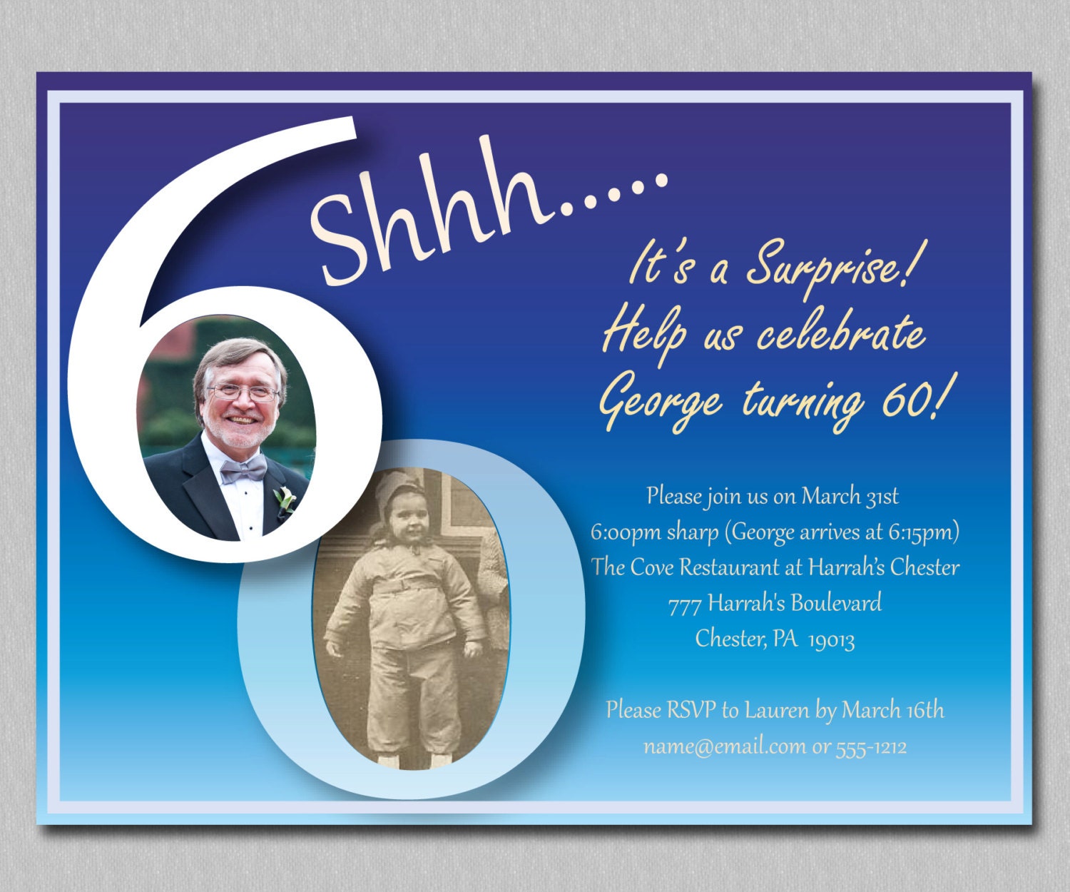 60th birthday backgrounds
