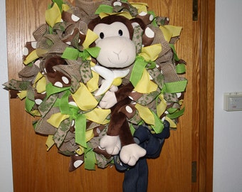 Monkey Business Wreath