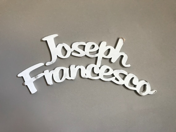 baby name sign double name sign first and middle names boy