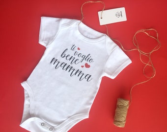 Body "I love you Mom" 100% cotton