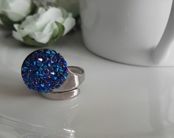 Nice unglazed Blue shimmer