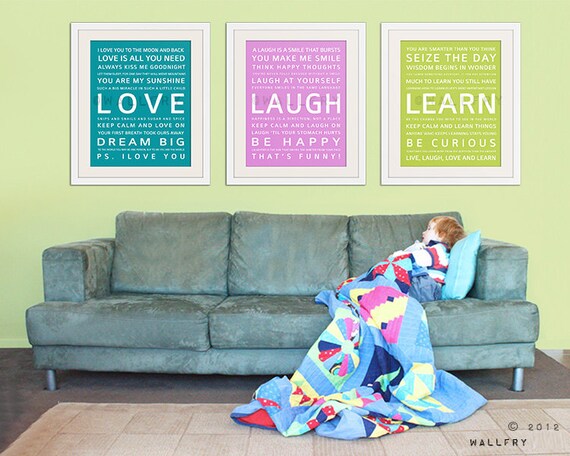 Kids Wall Art Children Artwork Inspirational Typography Kids Wall Art Children Artwork Inspirational Typography