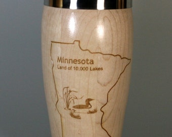 Maple Minnesota Travel Mug