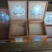 Package (7pcs) of wood cigar boxes // wood craftbox // craft // box // storage // woodworking supplies