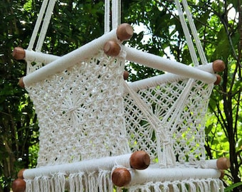 Baby hammock swing chair macrame. Fast shipping.