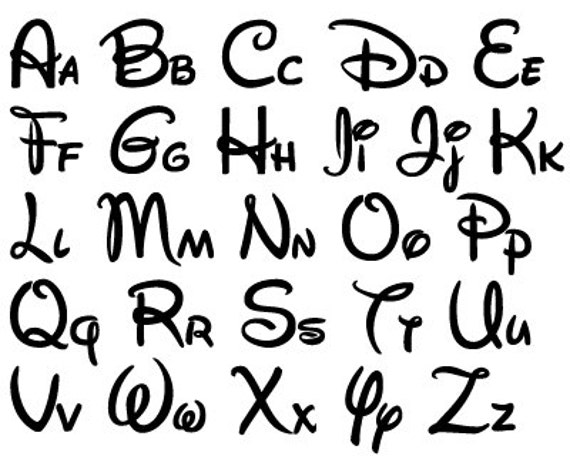 Disney Font - FREE DOWNLOAD