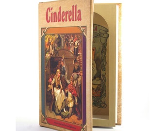 Hollow Book Safe - CINDERELLA - Secret Storage Fairy Tale Book