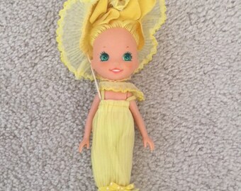 Vintage 1984 Kenner Rose Petal Place DAFFFODIL Doll
