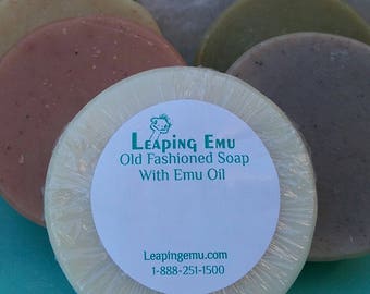 Handmade Cold Process Soap made with Emu oil and vegetable oils