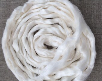 Tencel Roving Vegan Doll Hair Fiber 100 gr Spin Flora Lyocell Rayon plant fibre top viscose needlefelt handspinning wood pulp Free Shipping