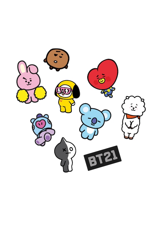 bts bt21 stickers