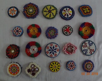 20X Kuchi Afghan Tribal Gypsy Medallion flower Banjara dress XS/S FREE SHIPPING