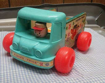 Fisher Price Milk Wagon #131 Pull Toy