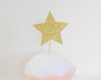 Star Cupcake topper, Stars Cupcake Topper, Twinkle little star Party, unicorn party