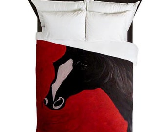 Horse duvet cover | Etsy