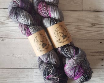 Is She Really Going Out with Him? ~ Audrey ~ 1970s Merino Nylon Sock Yarn