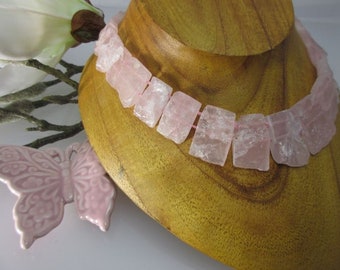 Schöööön!! Cleopatra Necklace Real Rose Quartz Naturally