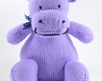 chunky knit stuffed animal