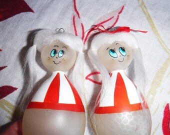 Italy Figural Glass Christmas De Carlini