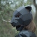 Panther Mask,Cat Mask,DIY 3D mask,PDF,Polygon Paper Mask,Template,Printable,Animal,Pattern mask,Low Poly,Papercraft Mask,Costume,Party,Gift