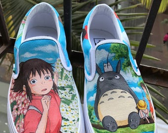Anime Vans Shoes My Neighbor Totoro Anime Shoes Spirited Away Anime Shoes Howl's Moving Castle Anime Shoes Kiki's Delivery Service Shoes