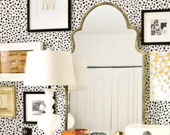 Speckle Wallpaper spots Pattern Dots Peel & Stick Fabric Wallpaper Repositionable