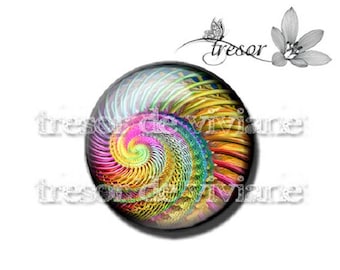 PA437 manual glasses Retro, snails, Swirl, spiral cabochons
