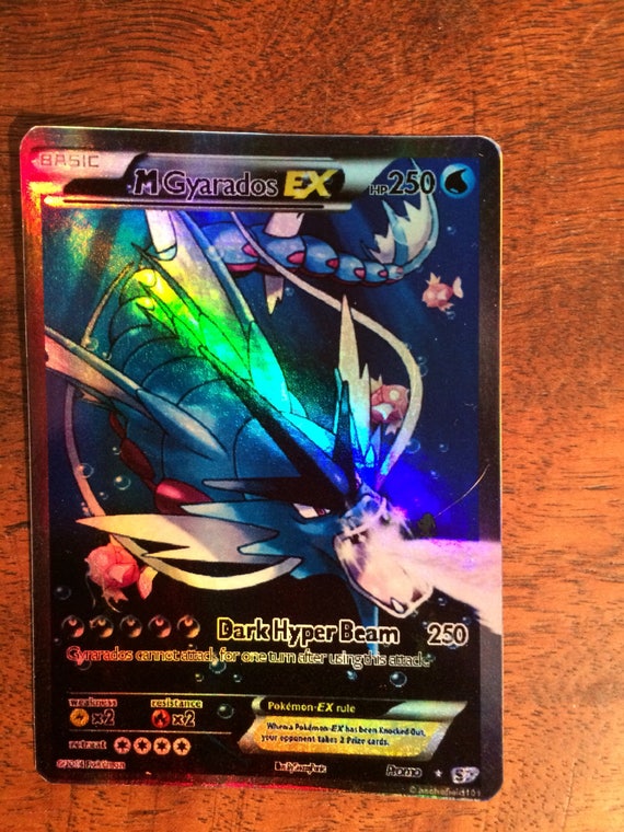 Gyarados gx ex pokemon orica custom card