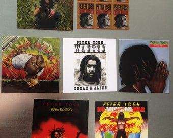 Peter Tosh MAGNETS collectible music gift reggae Bob Marley Wailers protest music equality Roots Rocksteady herb vinyl