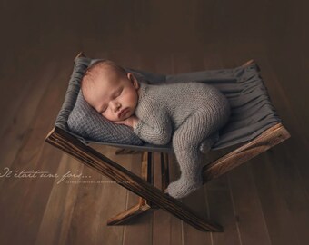 Newborn Knit Romper, Newborn Knit Overalls with Long Leg, Newborn Footed Romper, Photo Prop, Footed Sleeper, Mohair Outfit, Sleeper