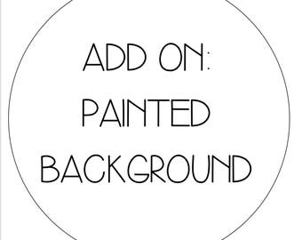 Painted background