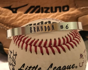 Name and Jersey # custom bracelet
