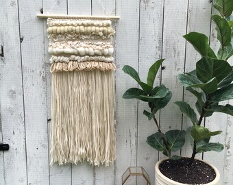 Handwoven Wall Hanging // Weaving // Wall Art
