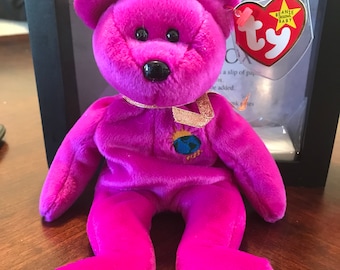 Rare "Millennium" beanie baby with multiple Errors
