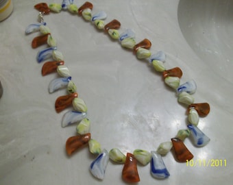 1960's inspired vintage milifiore necklace