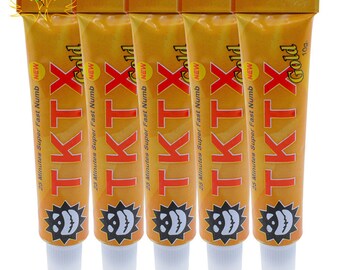 TKTX 39% Stronger GOLD Numbing Tattoo Body Anaesthetic Fast Skin Numb Cream UK