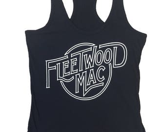 Fleetwood Mac Black Womens Tank Top