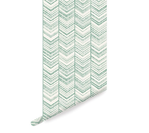 Herringbone Wallpaper Peel and Stick Wallpaper