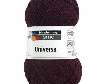 Pincushion 50g Burgundy dark purple wool and acrylic Universa