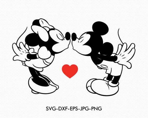 Download Mickey Svg Minnie disney clipart Ears love kiss Minnie Bow