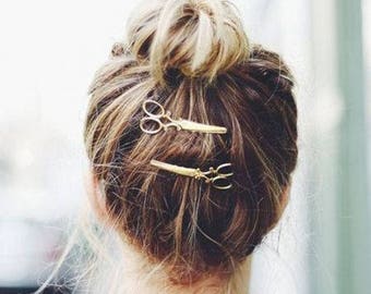 2 Hair clip Cisors very original ! for hairstyle lovers