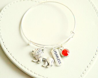 Fearless Bracelet, Courage bracelet,Strength Bracelet, Meaning Bracelet,Word Bracelet, Sentiment Bracelet, inspirational Gift, Motivational