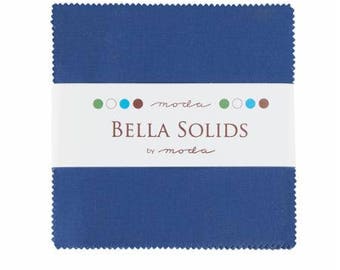 Charm Pack-5 inch squares-Moda-Blue Solid