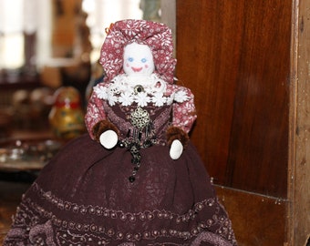 Handmade little doll Gift doll Art doll Intrior detail