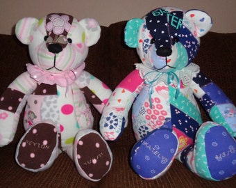 36) 22-24 Inch Patchwork Bear