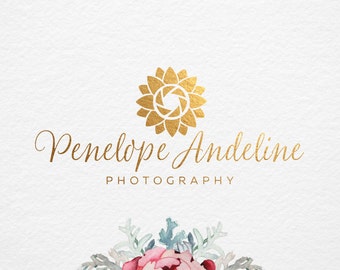 Elegant Flower Premade logo , Photography logo and Watermark
