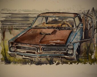 Sleeper Resting In Peace - Original Watercolor